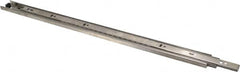 Sugatsune - 21-21/32" Slide Length, 22" Travel Length, Stainless Steel Ball Bearing Slide - 68 Lb Capacity at Full Extension - Exact Tooling