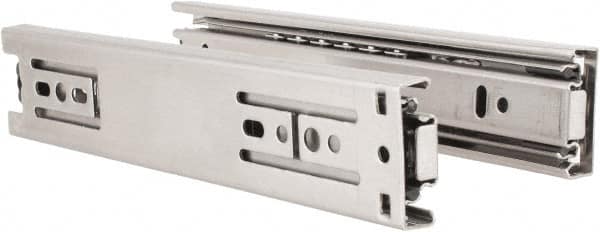 Sugatsune - 7-7/8" Slide Length, 7-7/8" Travel Length, Stainless Steel Ball Bearing Slide - 98 Lb Capacity at Full Extension - Exact Tooling