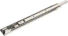 Sugatsune - 15-3/4" Slide Length, 17-1/8" Travel Length, Stainless Steel Ball Bearing Slide - 236 Lb Capacity at Full Extension - Exact Tooling