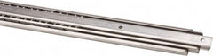 Sugatsune - 27-9/16" Slide Length, 28-3/4" Travel Length, Stainless Steel Ball Bearing Slide - 155 Lb Capacity at Full Extension - Exact Tooling