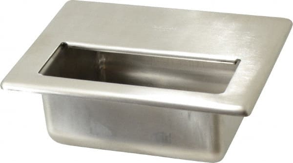 Sugatsune - 5.9844 Inch Overall Width x 4.5 Inch Overall Height, 2 Inch Recess Depth, Satin Recessed Pull - Exact Tooling