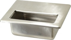 Sugatsune - 5.9844 Inch Overall Width x 4.5 Inch Overall Height, 2 Inch Recess Depth, Satin Recessed Pull - Exact Tooling