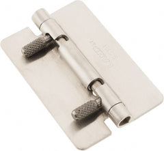 Sugatsune - 2-61/64" Long x 1-31/32" Wide x 1/16" Thick, Quick Release Hinge - Stainless Steel, Polished Finish - Exact Tooling