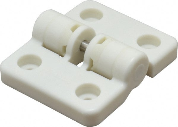 Sugatsune - 1-31/32" Long x 2-3/8" Wide x 5/16" Thick, Detent Hinge - Polyacetal - Exact Tooling