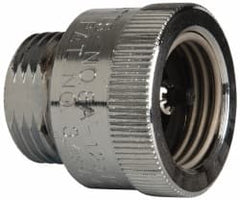 Watts - 125 Max psi, Chrome Plated Brass, Hose Connection Vacuum Breaker - EPDM Seal, Stainless Steel Spring, FIP X Hose End Connections - Exact Tooling
