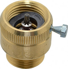 Watts - 125 Max psi, Brass, Hose Connection Vacuum Breaker - EPDM Seal, Stainless Steel Spring, FIP X Hose End Connections - Exact Tooling