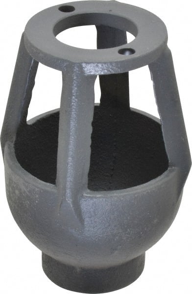 Watts - 3/4 to 1" Fit, 3-1/4" Diam, Air Gap Drain - 4-7/8" High, Cast Iron - Exact Tooling