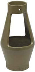 Watts - 1/4 to 1/2" Fit, 2-3/8" Diam, Air Gap Drain - 3-1/8" High, Cast Iron - Exact Tooling