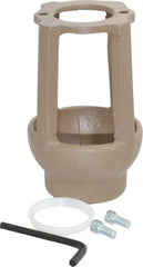 Watts - 1-1/4 to 2" Fit, 4-3/8" Diam, Air Gap Drain - 6-3/4" High, Cast Iron - Exact Tooling