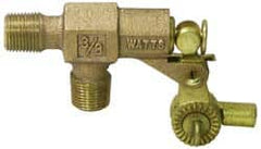 Watts - 3/8" Pipe, Bronze, Mechanical Float Valve - 125 psi, MPT x MPT End Connections - Exact Tooling