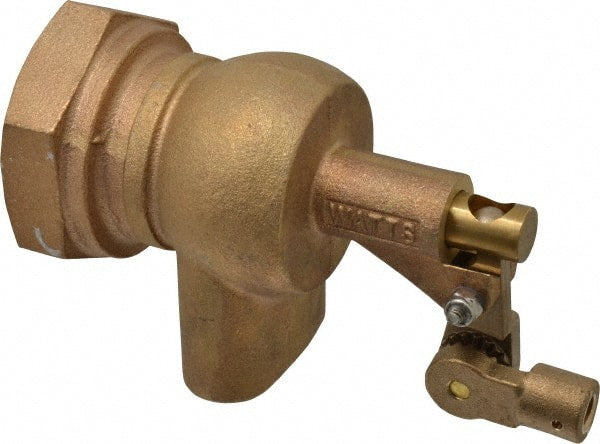 Watts - 2" Pipe, Bronze, Mechanical Float Valve - 165 psi, FPT x OVAL End Connections - Exact Tooling