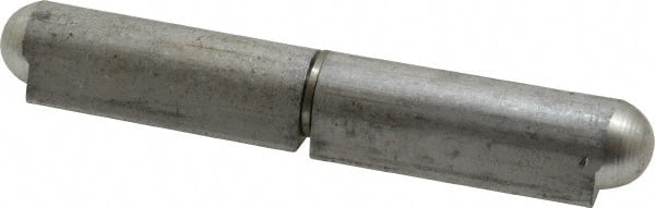 Value Collection - 5-29/32" Long x 0.787" Wide x 0.984" Thick, Weld On Hinge - Aluminum with Stainless Pin - Exact Tooling