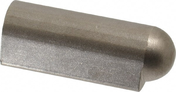 Value Collection - 3-15/16" Long x 0.768" Wide x 0.63" Thick, Weld On Hinge - Stainless Steel with Stainless Pin - Exact Tooling