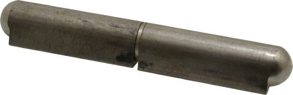 Value Collection - 5-29/32" Long x 0.787" Wide x 0.984" Thick, Weld On Hinge - Stainless Steel with Stainless Pin - Exact Tooling