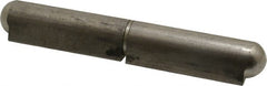 Value Collection - 5-29/32" Long x 0.787" Wide x 0.984" Thick, Weld On Hinge - Stainless Steel with Stainless Pin - Exact Tooling