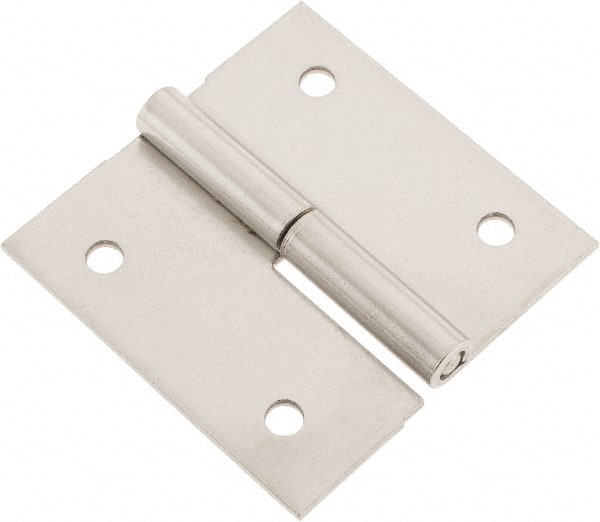 Made in USA - 2-1/2" Long x 2-1/2" Wide x 0.075" Thick, Slip Joint Hinge - Stainless Steel - Exact Tooling