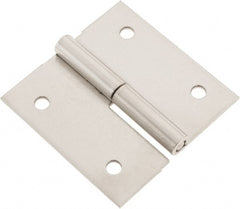 Made in USA - 2-1/2" Long x 2-1/2" Wide x 0.075" Thick, Slip Joint Hinge - Stainless Steel - Exact Tooling
