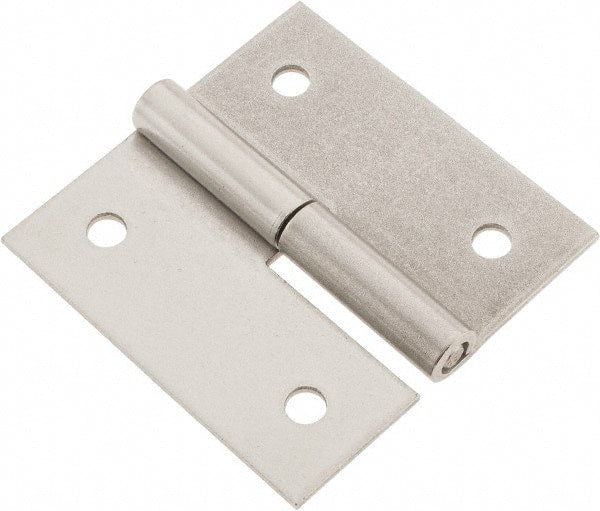 Made in USA - 3" Long x 3" Wide x 0.093" Thick, Slip Joint Hinge - Stainless Steel - Exact Tooling