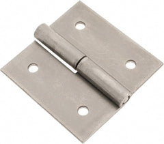 Made in USA - 2-1/2" Long x 2-1/2" Wide x 0.093" Thick, Slip Joint Hinge - Steel - Exact Tooling