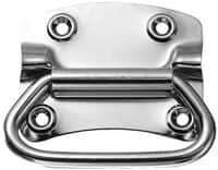 Value Collection - 3.62" Wide Plate x 3" High Plate, 3-1/2" Bail ID, Chest Handle - 4-1/4" Wide x 3.55" High, Barrel Zinc & Clear Chromate Coated, 4 Holes - Exact Tooling