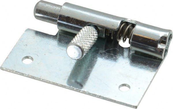 Made in USA - 1-3/4" Long x 1" Wide x 0.05" Thick, Un-Hinge - Steel, Zinc Plated Finish - Exact Tooling