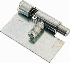 Made in USA - 1-3/4" Long x 1" Wide x 0.05" Thick, Un-Hinge - Steel, Zinc Plated Finish - Exact Tooling