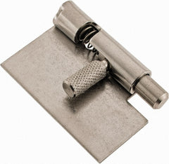 Made in USA - 1-3/4" Long x 1" Wide x 0.05" Thick, Un-Hinge - Stainless Steel - Exact Tooling