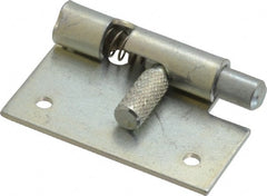Made in USA - 1-3/4" Long x 1" Wide x 0.05" Thick, Un-Hinge - Steel, Zinc Plated Finish - Exact Tooling