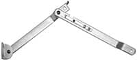 Value Collection - 12-1/2" OAL x 0.64" Wide Steel Table Leg Support - 0.109" Thick, Zinc Finish, Right Hand Side - Exact Tooling