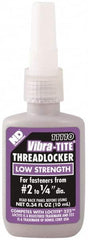 Vibra-Tite - 10 mL Bottle, Purple, Low Strength Liquid Threadlocker - Series 111, 24 hr Full Cure Time, Hand Tool Removal - Exact Tooling