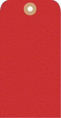 NMC - 1-7/8" High x 3-3/4" Long, Safety & Facility Blank Tag - 1 Side, Green Cardstock - Exact Tooling