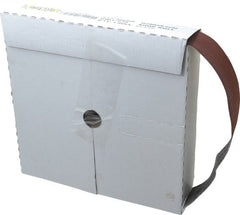 Tru-Maxx - 1-1/2" x 50 Yd 220 Grit Aluminum Oxide Cloth Roll - Very Fine Grade, J Weighted Backing - Exact Tooling