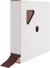 Tru-Maxx - 1-1/2" x 50 Yd 120 Grit Aluminum Oxide Cloth Roll - Fine Grade, J Weighted Backing - Exact Tooling