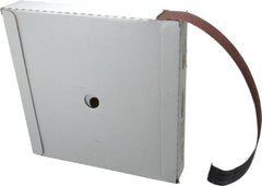 Tru-Maxx - 1-1/2" x 50 Yd 60 Grit Aluminum Oxide Cloth Roll - Medium Grade, X Weighted Backing - Exact Tooling