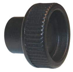 Gibraltar - M4x0.70 Knurled Shoulder Brass Thumb Screw - 14mm OAL, 20mm Head Diam x 8mm Head Height - Exact Tooling