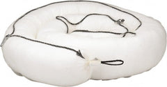 PRO-SAFE - 65 Gal, 10' Long, 8" Diam, Polypropylene Boom - Oil Only, White - Exact Tooling