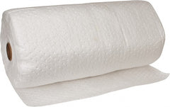 PRO-SAFE - 61 Gal Capacity per Package, Oil Only Roll - 150' Long x 30" Wide, White, Polypropylene - Exact Tooling
