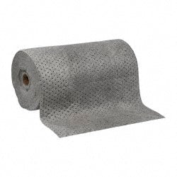 PRO-SAFE - 61 Gal Capacity per Package, Universal Roll - 150' Long x 30" Wide, Gray, Polypropylene - Exact Tooling
