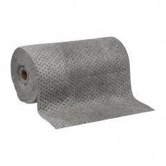 PRO-SAFE - 61 Gal Capacity per Package, Universal Roll - 150' Long x 30" Wide, Gray, Polypropylene - Exact Tooling