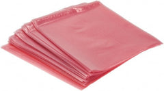 Made in USA - 8" Long x 6" Wide, 4 mil Thick, Open Top Antistatic Poly Bag - Heavy-Duty Grade - Exact Tooling