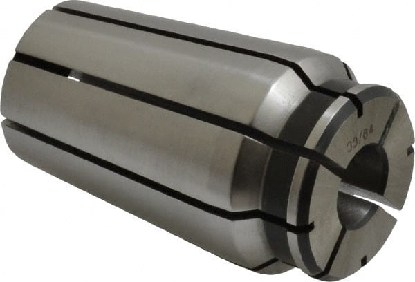 Centaur - 1/2 to 33/64 Inch Collet Capacity, Series 100 AF Collet - 1.45 Inch Overall Diameter, 2-1/2 Inch Overall Length - Exact Tooling