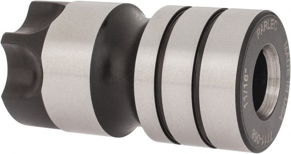 Parlec - 0.542" Tap Shank Diam, 13/32" Tap Square Size, 11/16" Tap, - 0.7" Projection, 1-1/4" Shank OD, Series Numertap\xAE 700 - Exact Tooling