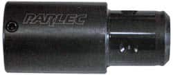 Parlec - 9/16" Tap Shank Diam, 0.421" Tap Square Size, 1/4" Pipe Tap, - 0.7" Projection, 1-1/4" Shank OD, Series Numertap 770 - Exact Tooling