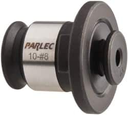 Parlec - 0.168" Tap Shank Diam, 0.131" Tap Square Size, #8 Tap, #1 Tapping Adapter - 0.28" Projection, 3/4" Shank OD, Series Numertap 100 - Exact Tooling