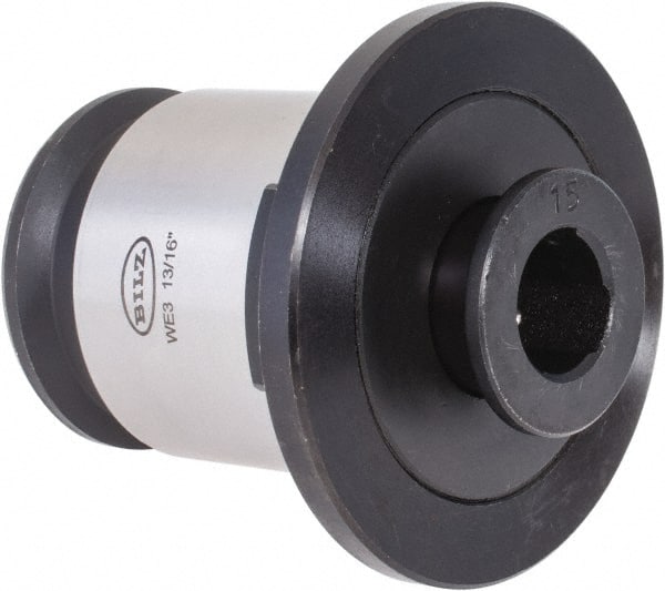 Parlec - 0.652" Tap Shank Diam, 0.489" Tap Square Size, 13/16" Tap, #3 Tapping Adapter - 1.77" Projection, 1.89" Shank OD, Series Numertap 300 - Exact Tooling