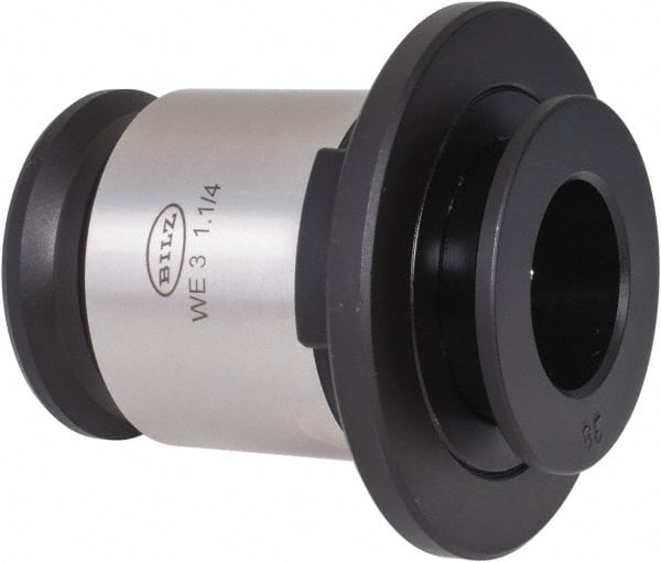 Parlec - 1.021" Tap Shank Diam, 0.766" Tap Square Size, 1-1/4" Tap, #3 Tapping Adapter - 1.77" Projection, 1.89" Shank OD, Series Numertap 300 - Exact Tooling