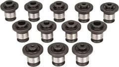 Parlec - #0 to 9/16 Inch Tap, Tapping Adapter Set - 3/4 Inch Ouside Shank Diameter, 1/4, 5/16, 3/8, 7/16, 1/2, 9/16, #0 #6, #8, #10, #12 Inch Tap, 1 Adapter - Exact Tooling
