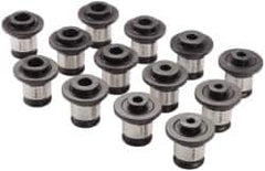 Parlec - 5/16 to 7/8 Inch Tap, Tapping Adapter Set - 1.22 Inch Ouside Shank Diameter, 5/16, 3/8, 7/16, 1/2, 9/16, 5/8, 11/16, 3/4, 13/16 Inch Tap, 2 Adapter - Exact Tooling