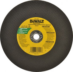 DeWALT - 8" Silicon Carbide Cutoff Wheel - 1/8" Thick, 5/8" Arbor, 7,600 Max RPM, Use with Circular Saws - Exact Tooling
