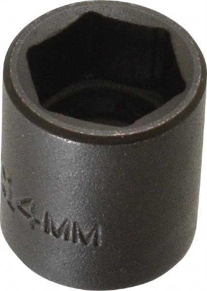Proto - 1/4" Drive 14mm Standard Impact Socket - 6 Points, 7/8" OAL - Exact Tooling